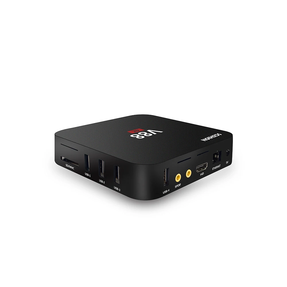 V88 1G 8G Smart TV Box RK3229 четырехъядерный Android 7 1 4K Wi Fi поддержка Youtube бесплатное умное