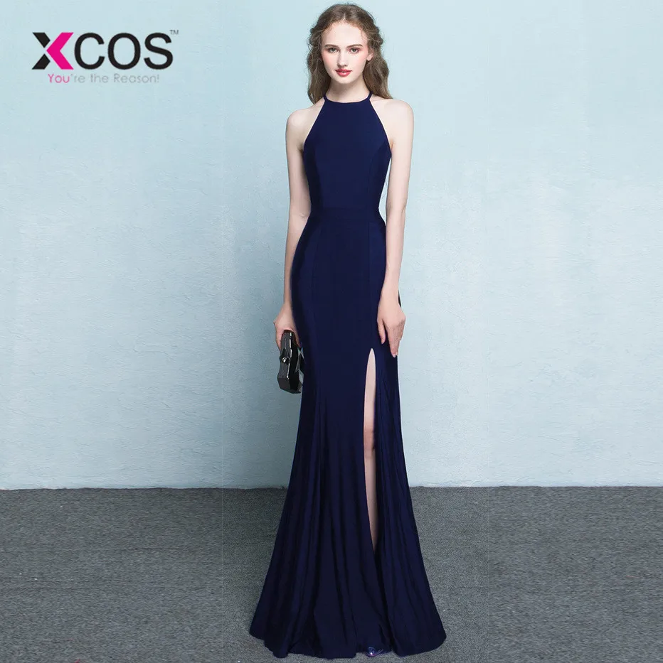 XCOS Vestidos De Formatura платья для Для женщин Русалка Пром красный королевский синий