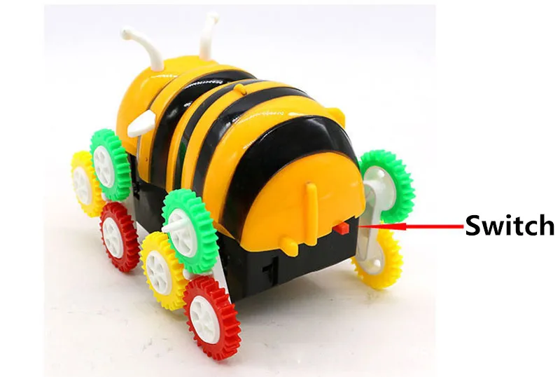 Детские игрушки милые забавные подарки Электрический цветной мультфильм 12 колес