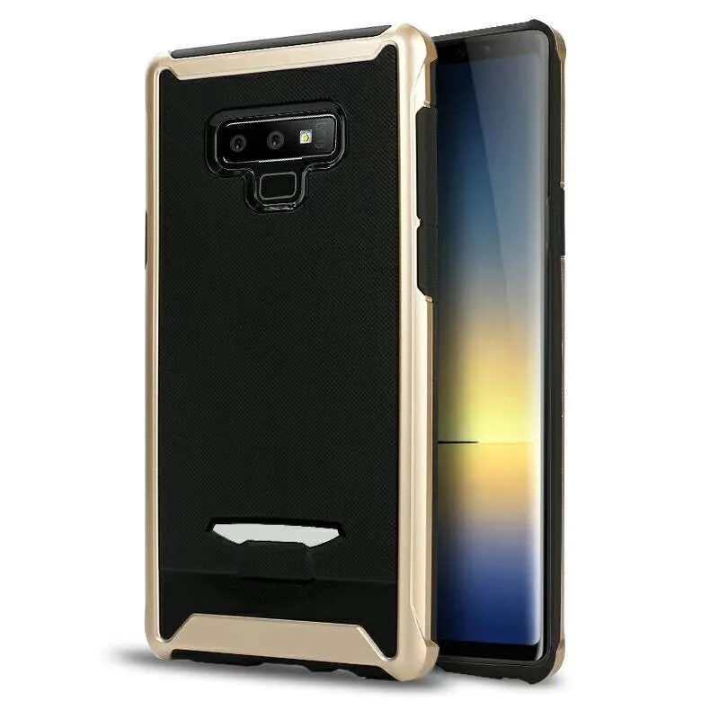 Хаки 20 шт/партия 7 цветов супер Spigen TPU+ PC оболочка задняя крышка для samsung galaxy Note 8 9 Чехол для мобильного телефона - Цвет: Хаки