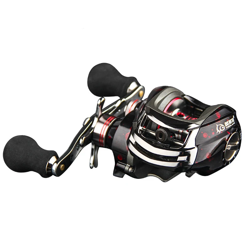 

YLT120 14BB 6.3:1 Fishing Reel Max Drag 6kg Bait Cast Reel Magnetic Dual Brake Wheel Right Left Hand Bait Casting Reel