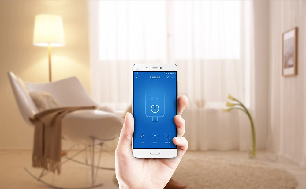 Xiao mi Qing mi умный дом электрическая розетка Wifi приложение беспроводной пульт дистанционного управления 3 порта 3 USB розетка