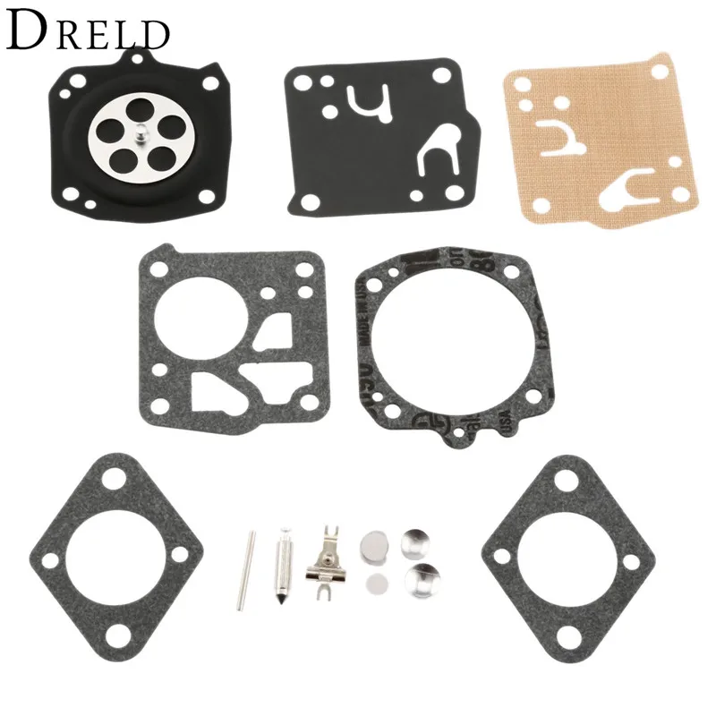 

DRELD Carburetor Carb Repair Tool Kit for Tillotson Homelite XL-12 Super XL RK-23HS RK23HS RK-23-HS Carburetor Chainsaw Parts