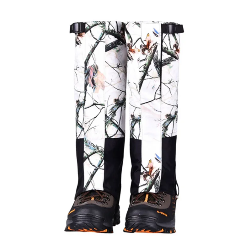 Защита для ног скалолазания камуфляжные гетры ходьбы снега кемпинга альпинизма