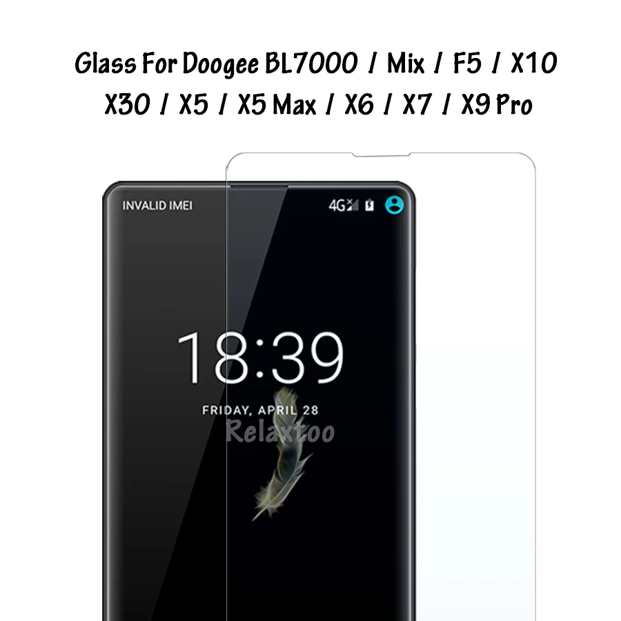 Закаленное стекло Для Doogee X5 Max X30 Mix B1700 X10 X9 Pro X6 F5 X7 Защитная пленка 2.5D | Мобильные