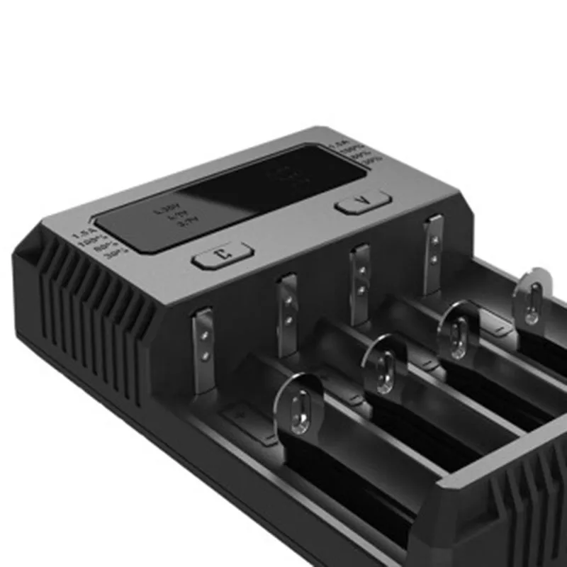Original Nitecore New I4 Battery Charger 18650 14500 16340 26650 LCD Li-ion Fast 12V Charing for A AA AAA Batteries | Электроника