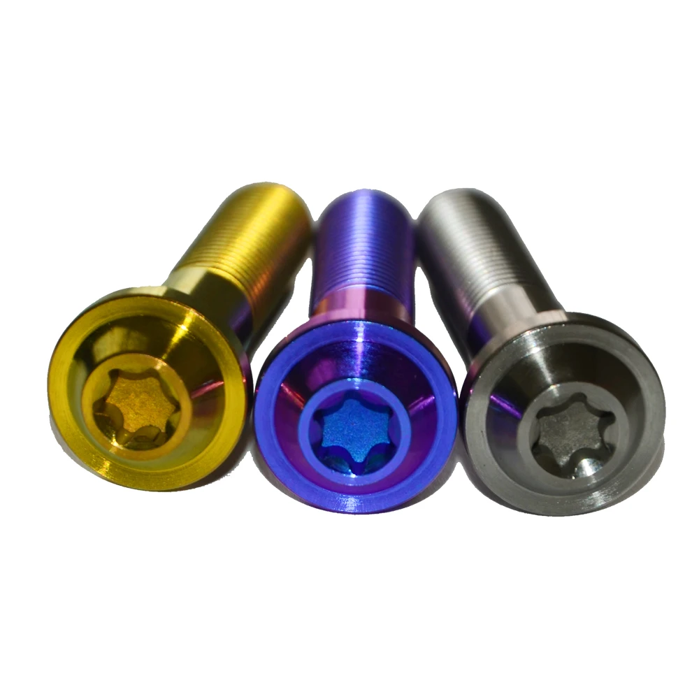 2 шт. Ti Болт M10 x 60x1 5 1 25 Torx Винт С Титановым болтом крепеж из титана для гонок на