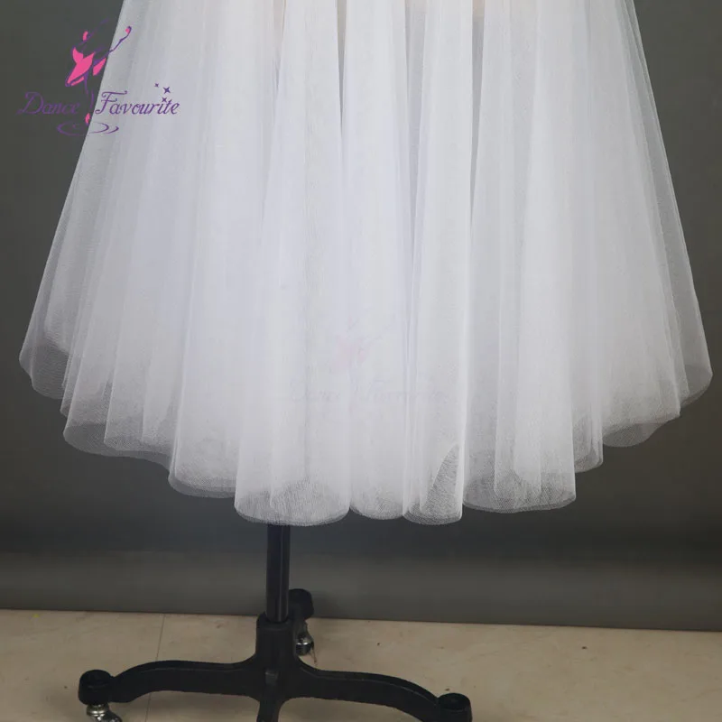 19025 Dance Favourite Four Layer Shinning Soft Tulle Romatic Ballet Tutu (without panty) Long Half Costume | Тематическая одежда и