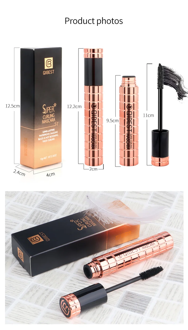 Макияж 4D шелк тушь для ресниц Водонепроницаемый тушь для ресниц тушь для увеличения ресниц Черный утолщающие удлинение глаз Косметика для ресниц TSLM1