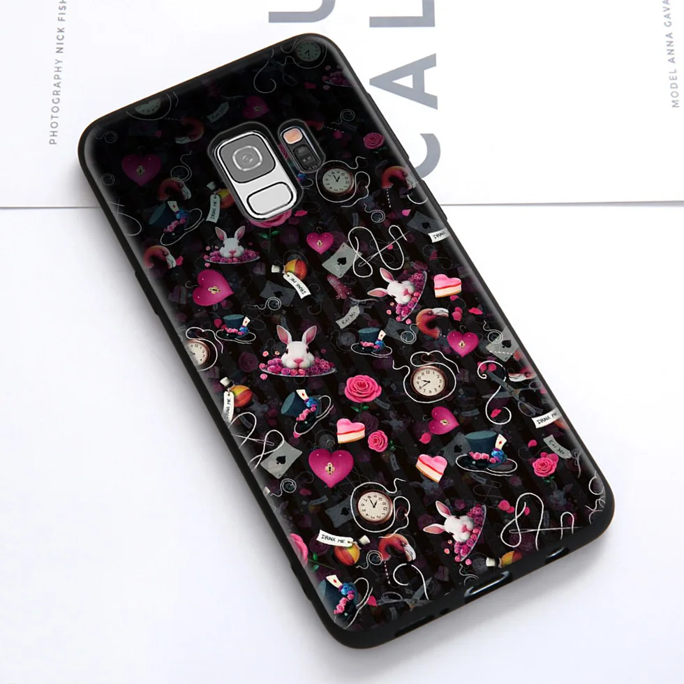 WEBBEDEPP Алиса в стране чудес мягкий чехол для Samsung Galaxy S10 S10e S9 S8 Plus S7 S6 Edge &amp J6 2018 Note 10 9 8