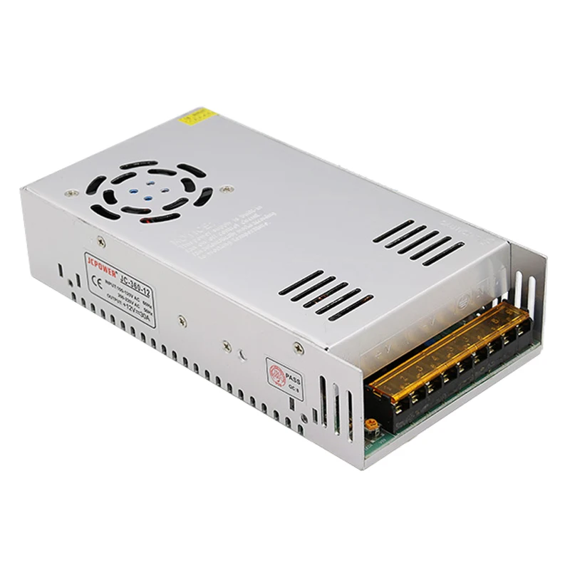 JC Мощность AC110V 220 V DC/DC 24 V 15A 360 W Напряжение трансформаторный блок Питание для светодиодный полосы светодиодный управления Светодиодный выключатель светодиодный дисплей