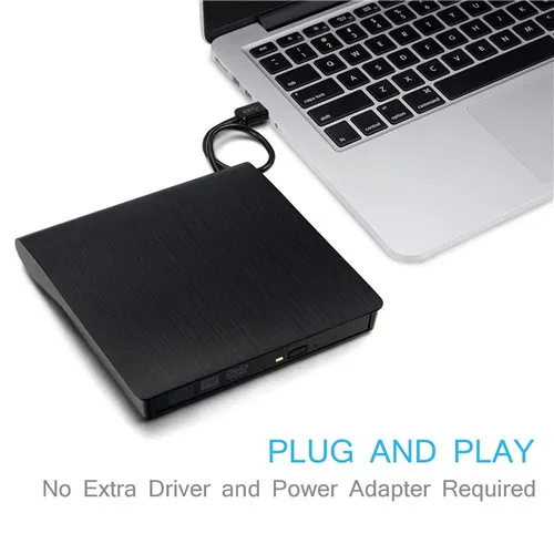 Тонкий внешний USB 3,0 DVD RW CD Писатель Привод горелки ридер плеер для портативных ПК USB внешний привод DVD-RW 3C10