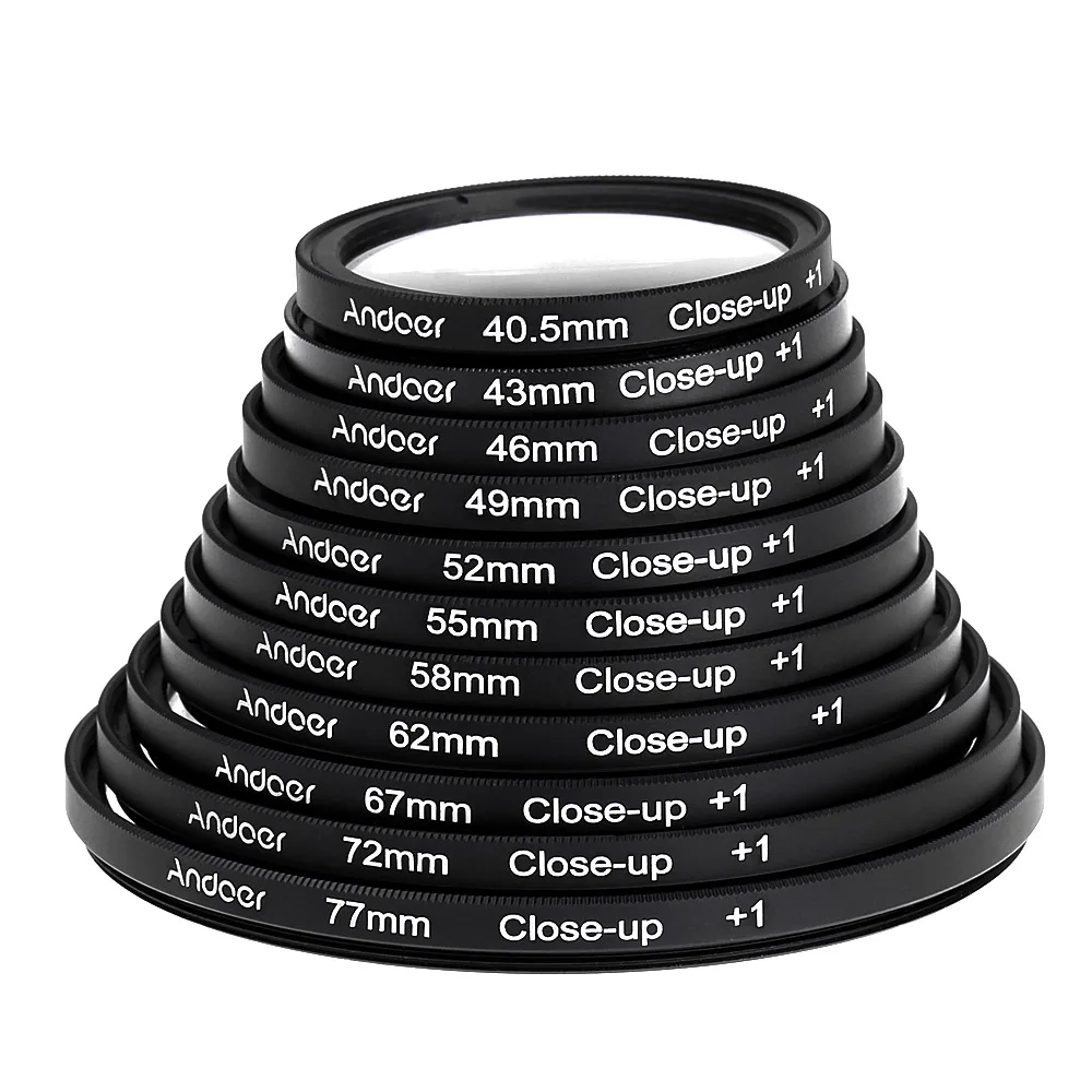 Макрофильтр Andoer 49 мм + 1 2 4 10 с мешком для Nikon Canon Sony DSLRs | Электроника