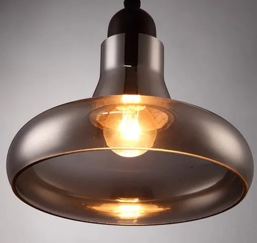 Винтажные стеклянные подвесные светильники Edison в стиле лофт потолочные для