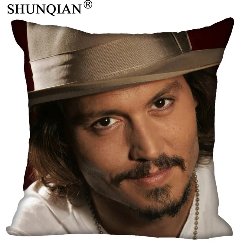 

LUQI Джонни Депп с оправой для кровати 45x45 см Наволочки для диванных подушек Прямая поставка