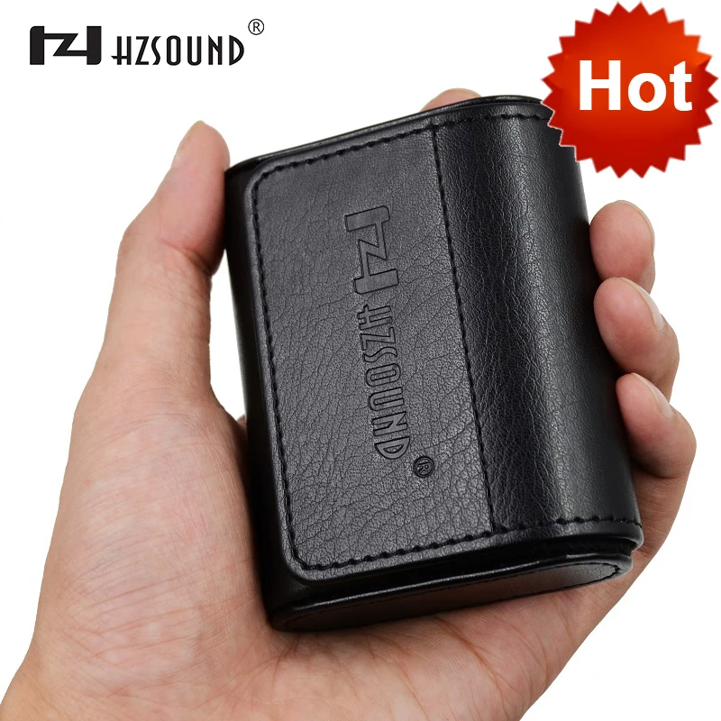 Оригинальный кожаный чехол HZ HZSOUND для наушников-вкладышей портативный наушников