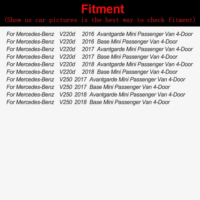 Крышка зеркала заднего вида для Mercedes Benz V класса W447 V250 V220d 2016 2018 добавить на Стиль