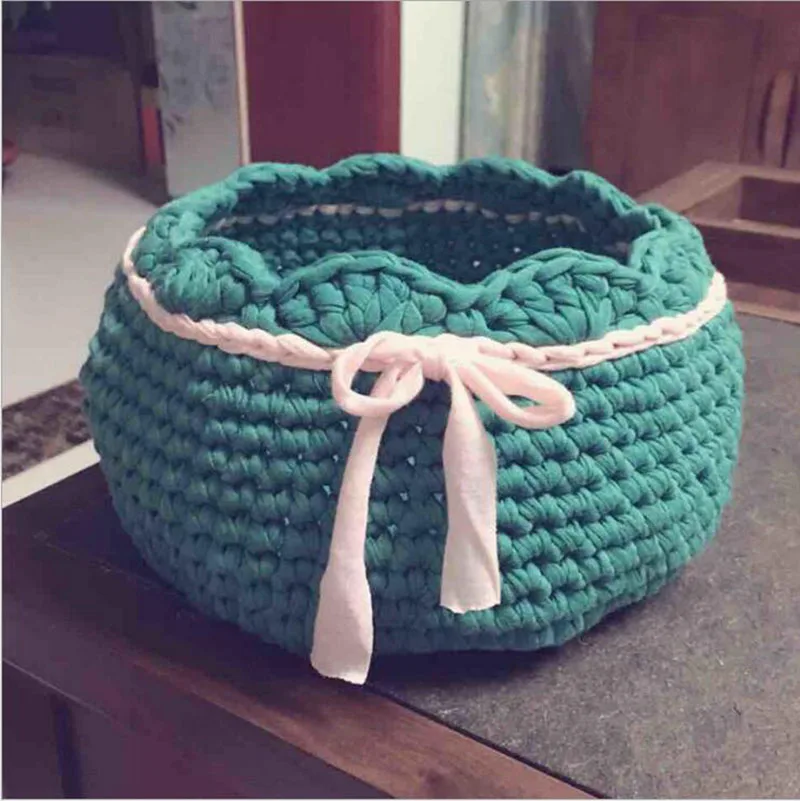 Мягкая толстая пряжа для вязаный коврик 30 м ручная работа модная футболка