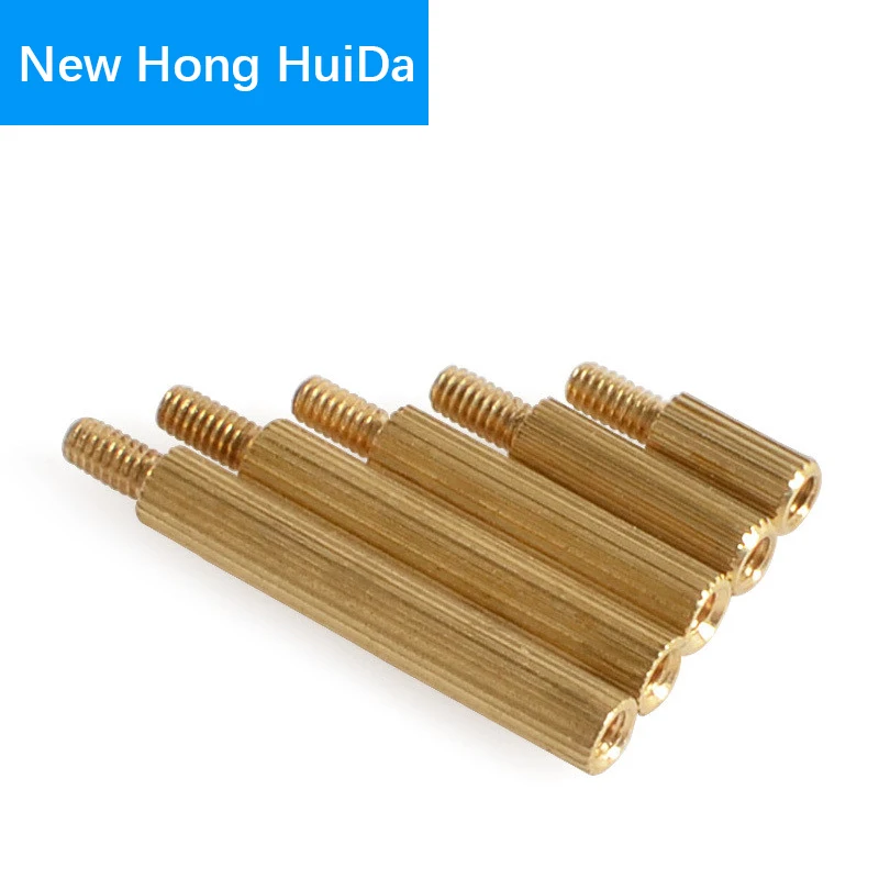 Латунная круглая гайка с накатанной головкой штекер и гнездо штифт резьбой