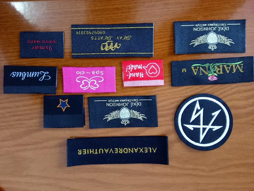 Одежда бренда или индивидуальная тканая Этикетка/Бесплатный налог и Бесплатная