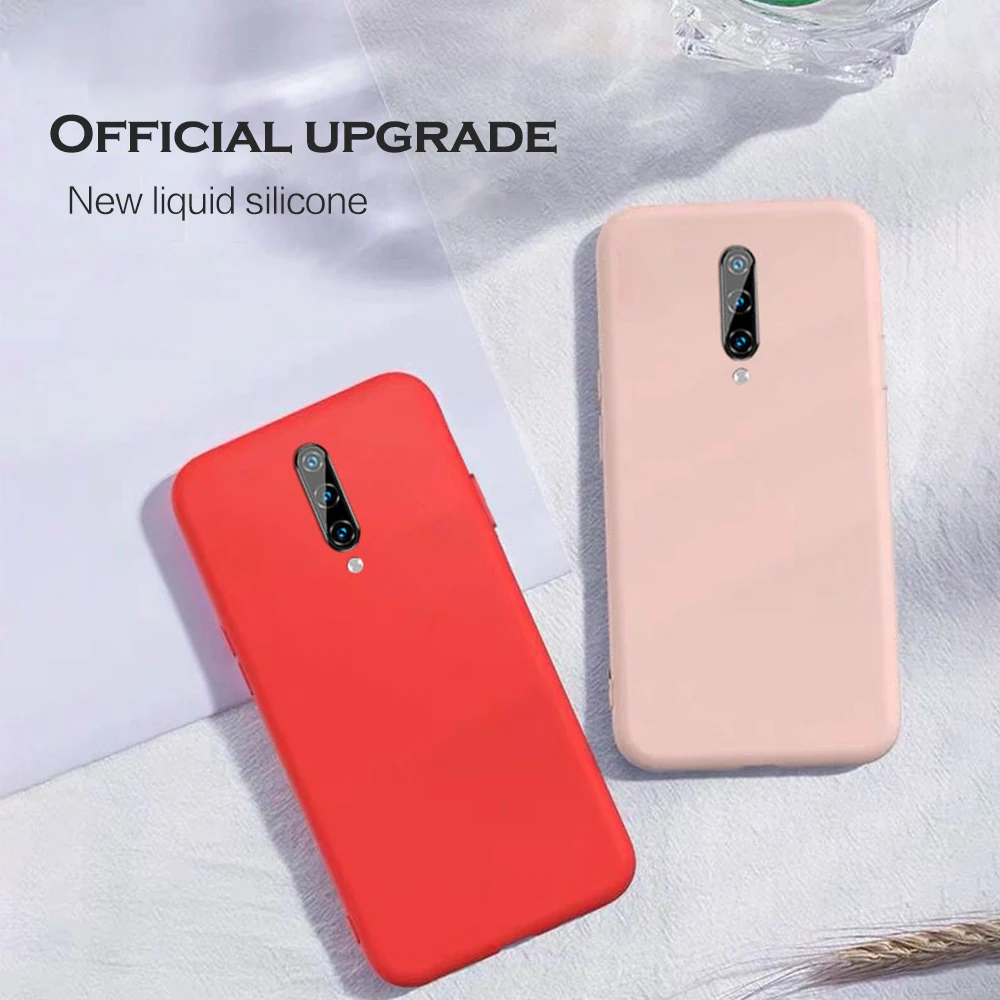 Чехол Oneplus 7 мягкий чехол из жидкого силикона для телефона задняя крышка pro