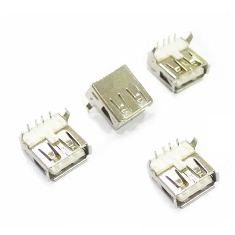 

20PCS USB Type A Female Socket A/F 90 degree Female Socket Connector