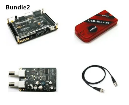 Bundle2 Последняя версия Altera EP4CE6 FPGA макетная плата+ высокоскоростной USB Blaster FPGA плата с 256 м SDRAM VGA - Цвет: Bundle2