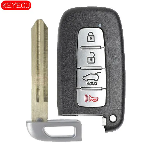 Keyecu дистанционный смарт ключ брелок 315 МГц PCF7952 4 кнопки для Hyundai Kia 2011 2017 FCC:
