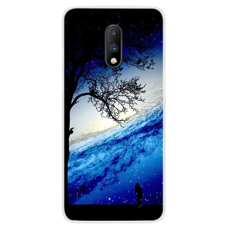 Силиконовый чехол для OnePlus 7T Pro One Plus 7Pro мягкая задняя крышка с художественным