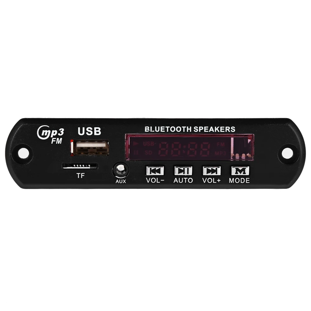 Top Quality 12V Bluetooth Car Digital HIFI Mini Amplifier LED USB MP3 Decode Board Radio Audio Remote Control Amplifiers|amplifier led|car digital