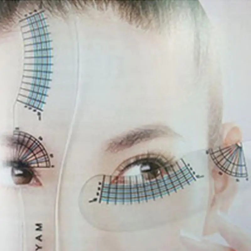 Eyelash Extension Styling Ruler Measuring Curling Symmetrical Positioning Eyebrow Beauty Tools #720 | Красота и здоровье