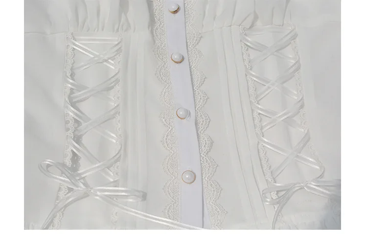 Женская кружевная блузка PYJTRL белая облегающая с рукавом 1/2|women shirts|white lace blouselace blouse