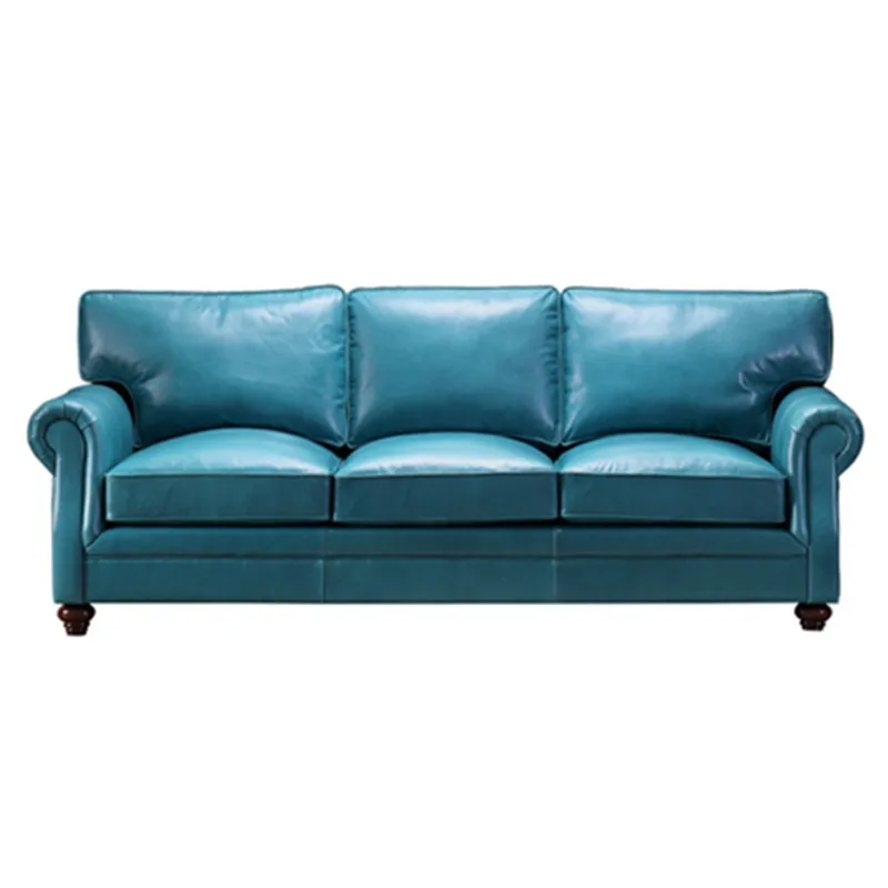 

Диван для гостиной, диваны из натуральной бычьей кожи, 3-местный диван