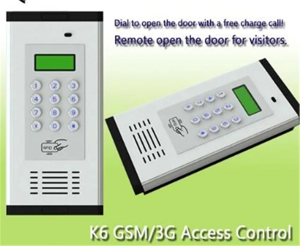Система контроля доступа K6 GSM 3G и домофонная система для квартир|Наборы