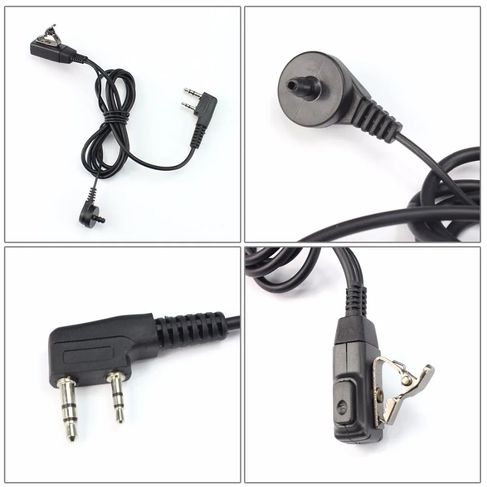 UHF 400 480 МГц антенна с гарнитурой для наушников Baofeng BF 888S 666S Retevis H777 аксессуары