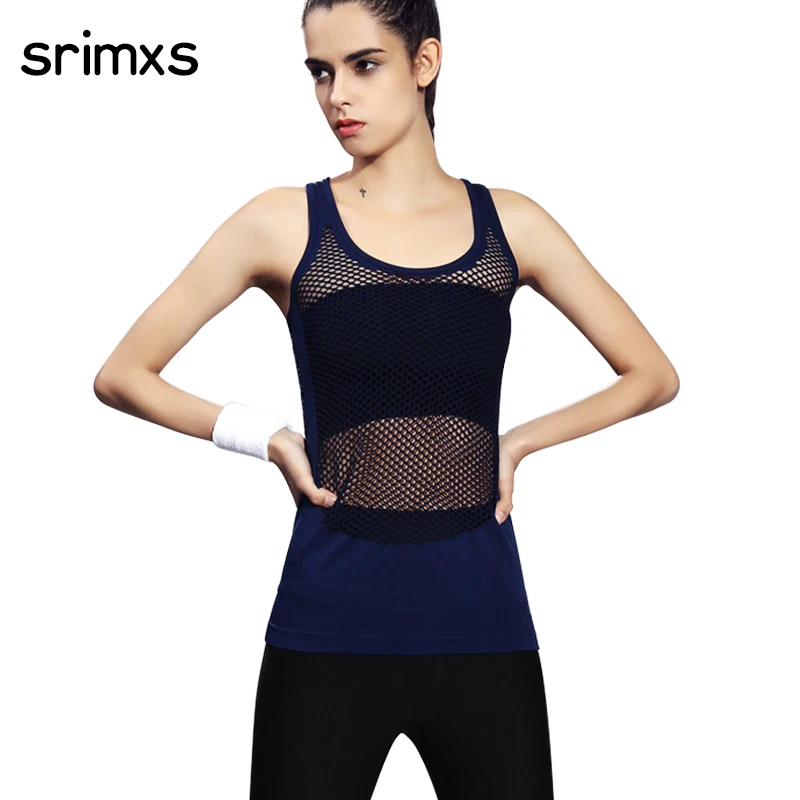 Женские Бесшовные футболки для йоги спортивный топ без рукавов жилет фитнеса