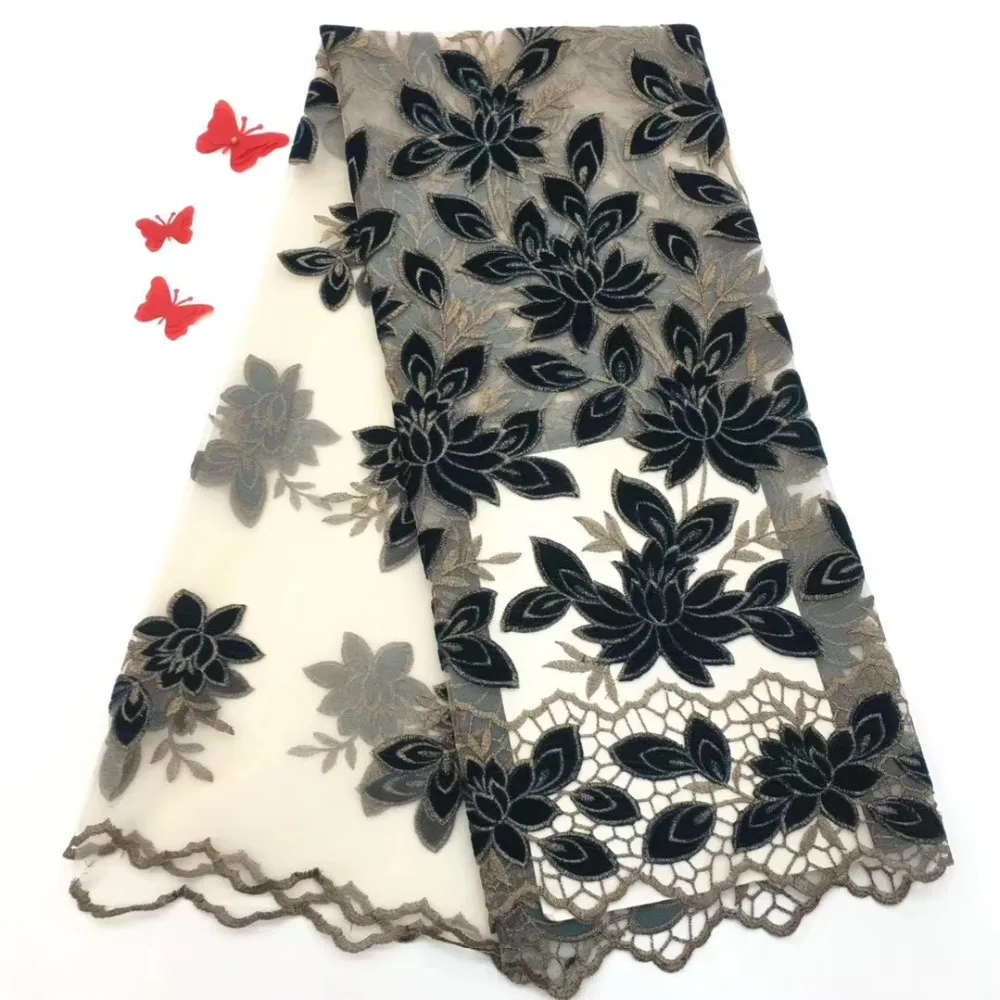 Высший сорт 2019 Горячая продажа кружево для свадебных платьев в африканском стиле