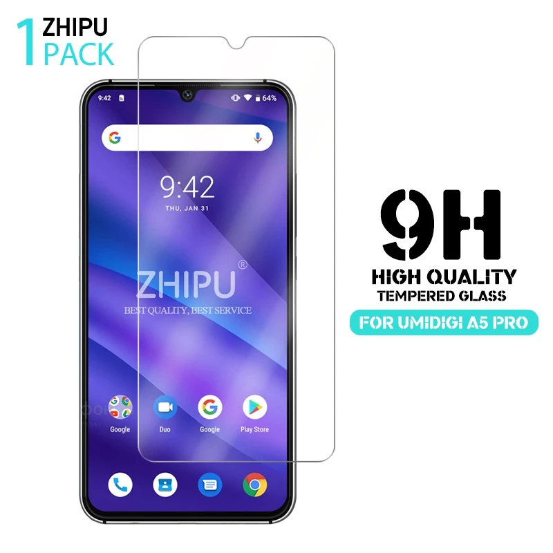 Закаленное стекло для UMIDIGI A5 PRO Защитное экрана 2.5D 9H Премиум профессиональная