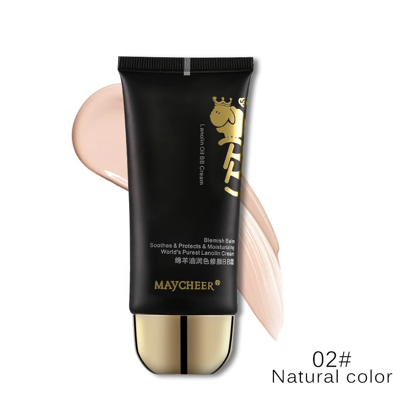Увлажняющий тональный крем MAYCHEER Lanolin Oil BB увлажняющий бальзам для лица основа