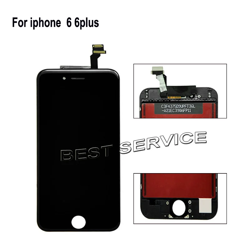 ЖК-дисплей для iphone 5s 5c 6 plus 6s 7 сенсорный экран с дигитайзером в сборе сменный белый