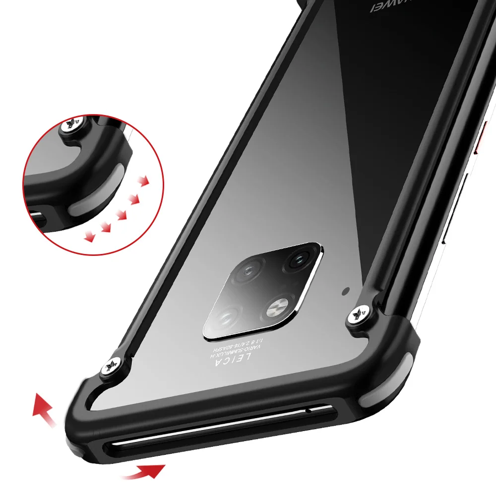 Металлический Чехол бампер для Huawei Mate 20 pro RS 20X360 градусов|Бамперы| |