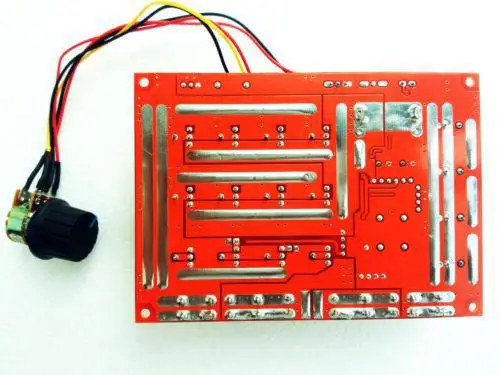 10 50V 60A DC мотор контроль скорости ШИМ HHO RC контрольный Лер 12V 24V 48V 3000W MAX (красная