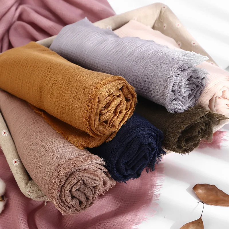 

High Quality Plain New Hollow Hijab Malaysia Scarf Shawl Scarf Muslim Ladies Scarf Shawl Islamic Scarf 180 * 90cm