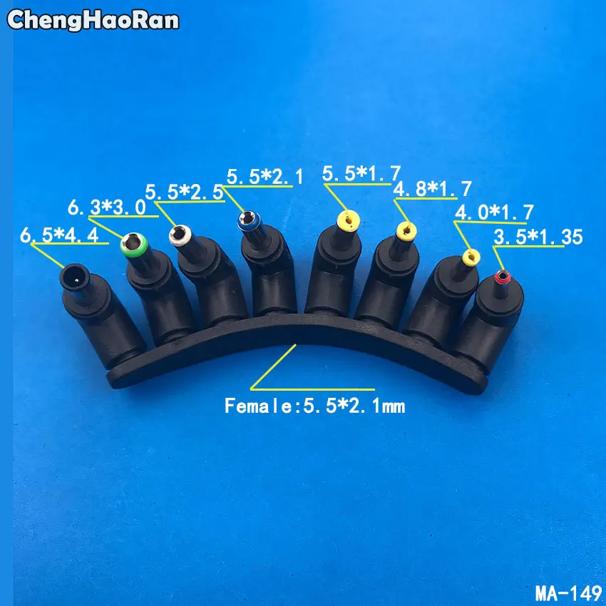 ChengHaoRan 8 в 1 новый разъем питания постоянного тока 5 5x2 мм Женский до 6 4 0 3 2 Штекерный