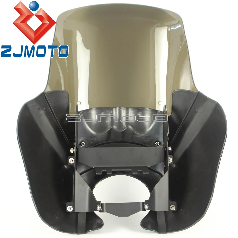 Для Harley Dyna Low Rider Fat Street Bob Wide Glide мотоцикл 5 75 ''фара обтекатель капота маска с