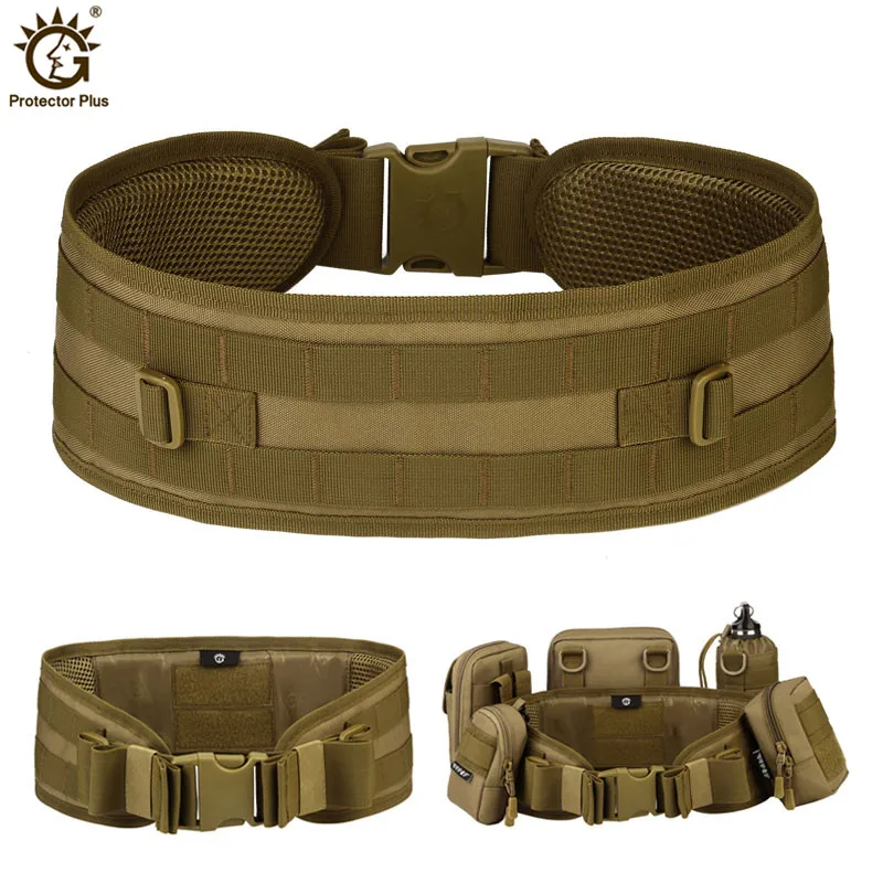 Molle System Tactical Girdle Waist Bag Military Equipment Belt Bag Men Small Army Bag Holder Outdoor Running Pouch Bag