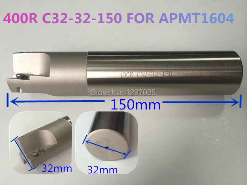 

BAP 400R C32-32-150-3T BAP Right Angle Shoulder End Mill APMT1604 Inserts