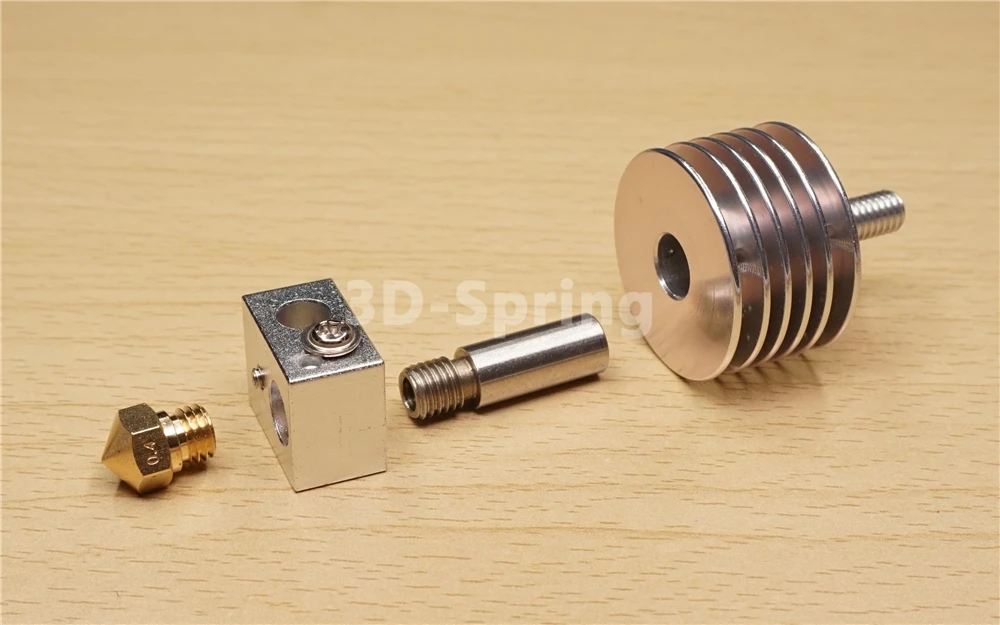 Мини экструдер MK10 Hotend для 3D принтера RepRap Bowden Makerbot набор соплов 2*4 мм трубка M6 нить 1