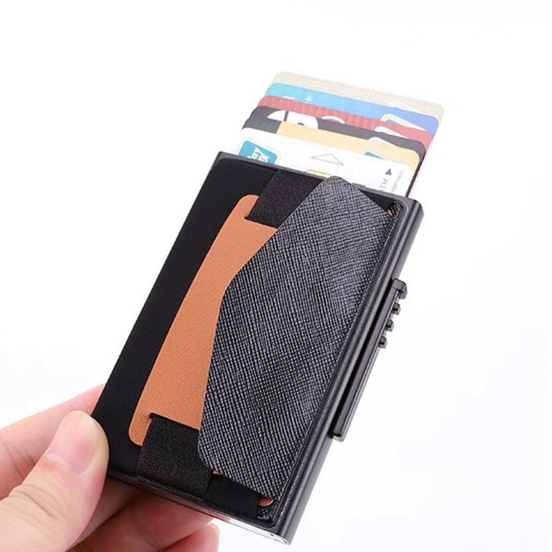 Новинка для мужчин и женщин Rfid кошелек держатель кредитных карт стикер визитная