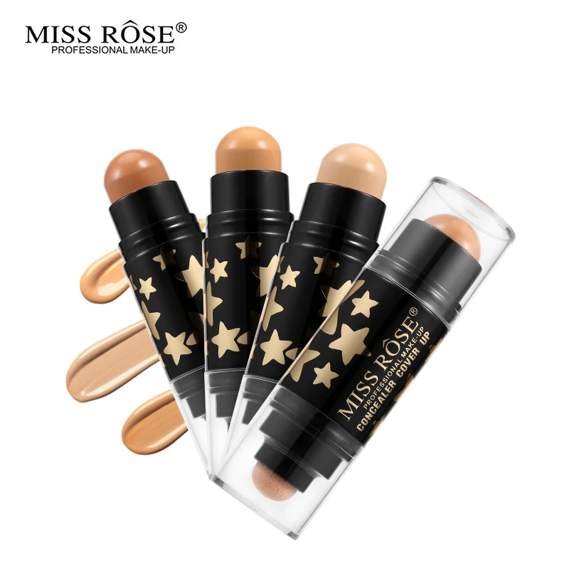 MISS ROSE 12 цветов подушка для основы полное покрытие консилер длинный бронзатор